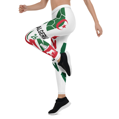 Algerien WM 2026 Leggings | Premium All-Over Print Sport-Leggings