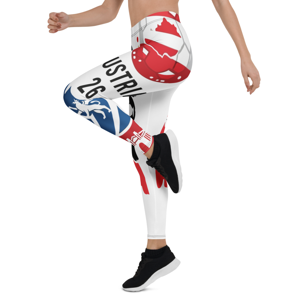 Austria WM 2026 Leggings – Premium All-Over Print Sportleggings