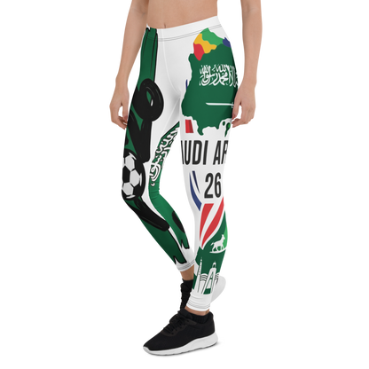 Saudi Arabia WM 2026 Leggings – Premium All-Over Print Sport Leggings