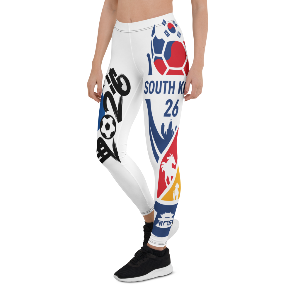 Südkorea WM 2026 Leggings | Premium All-Over Print Sport-Leggings