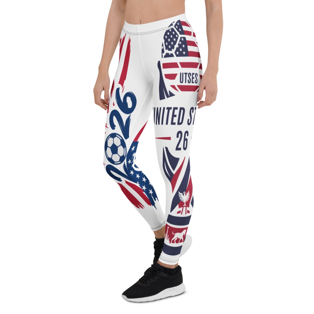 USA WM 2026 Leggings | Premium All-Over Print Sport-Leggings