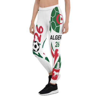 Algerien WM 2026 Leggings | Premium All-Over Print Sport-Leggings