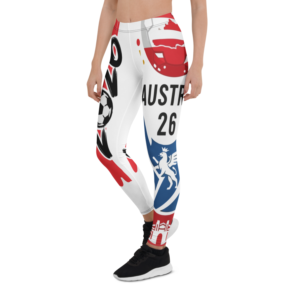 Austria WM 2026 Leggings – Premium All-Over Print Sportleggings