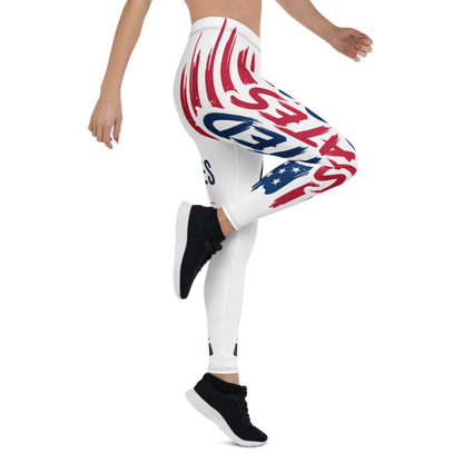 USA WM 2026 Leggings | Premium All-Over Print Sport-Leggings