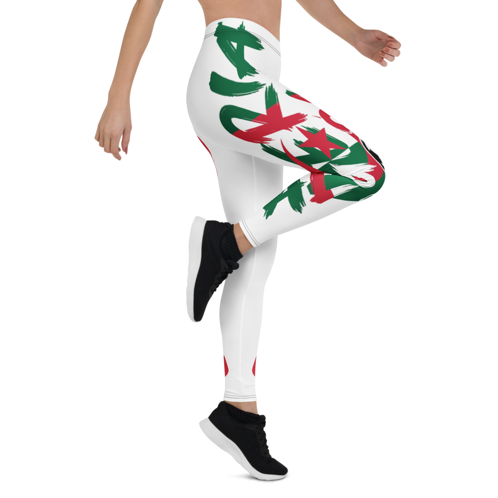 Algerien WM 2026 Leggings | Premium All-Over Print Sport-Leggings