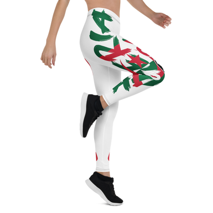 Algerien WM 2026 Leggings | Premium All-Over Print Sport-Leggings
