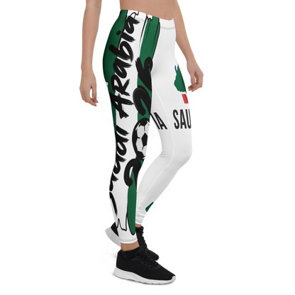 Saudi Arabia WM 2026 Leggings – Premium All-Over Print Sport Leggings