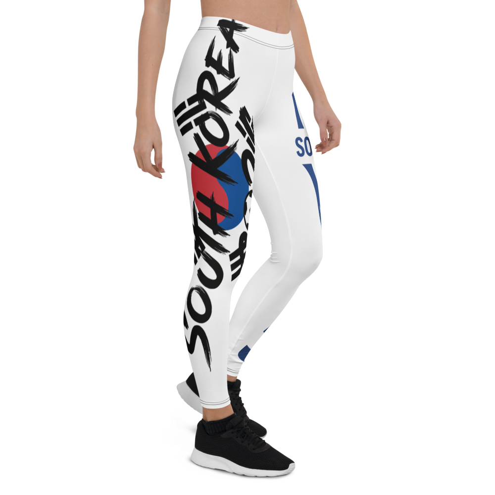 Südkorea WM 2026 Leggings | Premium All-Over Print Sport-Leggings