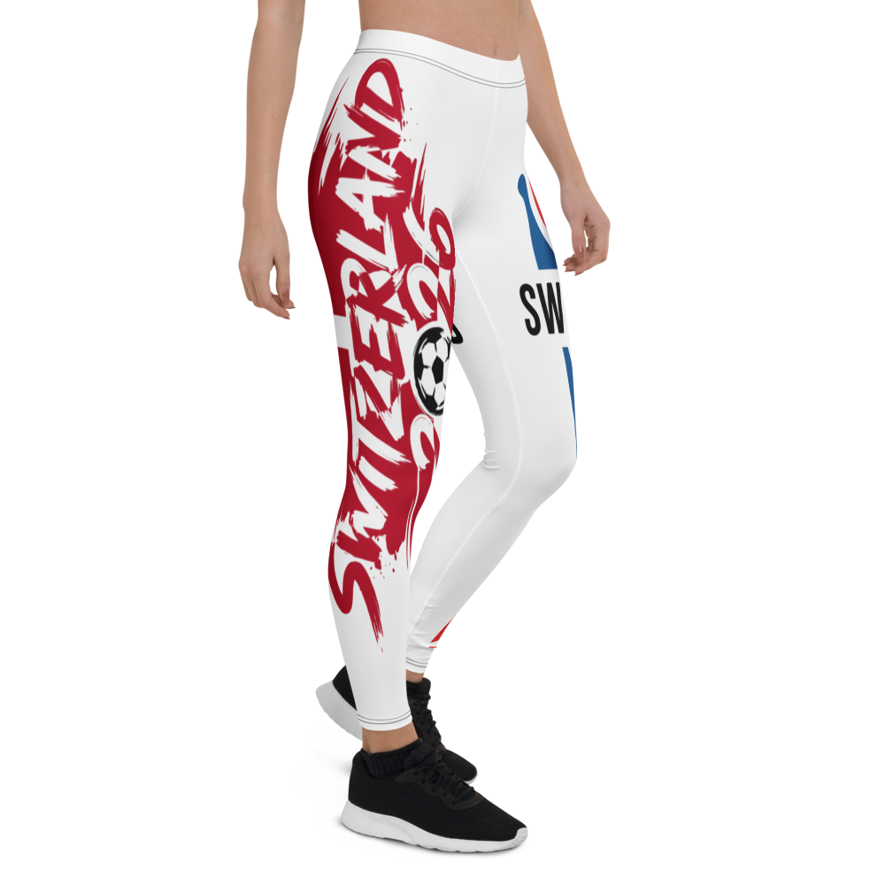 Schweiz WM 2026 Leggings | Premium All-Over Print Sport-Leggings