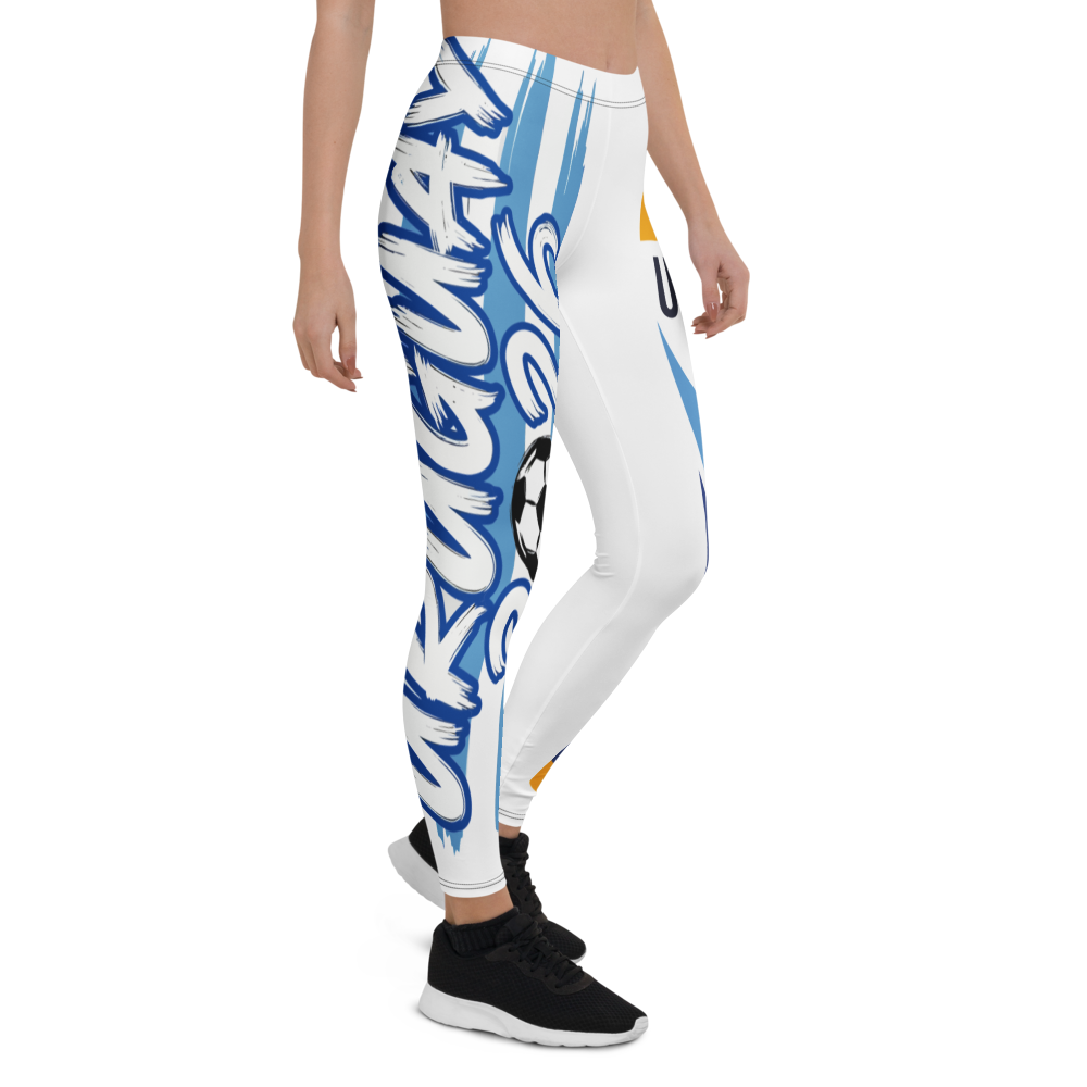 Uruguay WM 2026 Leggings | Premium All-Over Print Sport-Leggings