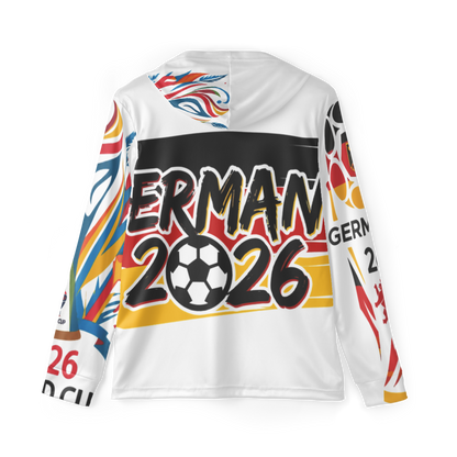 Deutschland WM 2026 Sport-Hoodie | UV-Schutz UPF 50+ | Atmungsaktiv