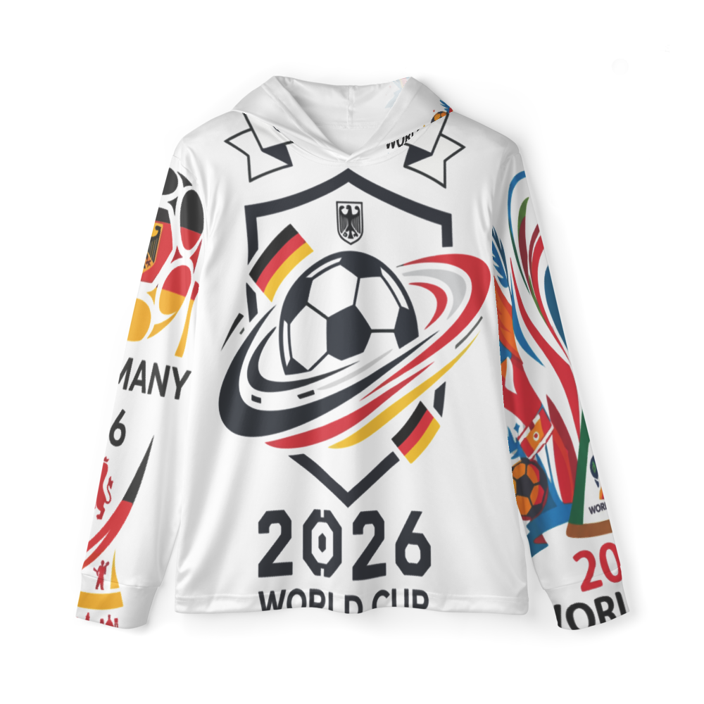 Deutschland WM 2026 Sport-Hoodie | UV-Schutz UPF 50+ | Atmungsaktiv