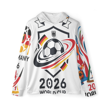 Deutschland WM 2026 Sport-Hoodie | UV-Schutz UPF 50+ | Atmungsaktiv