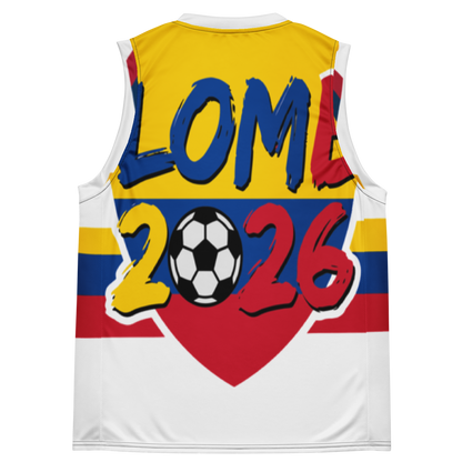 Colombia WM 2026 Basketball Jersey | Recycled Unisex