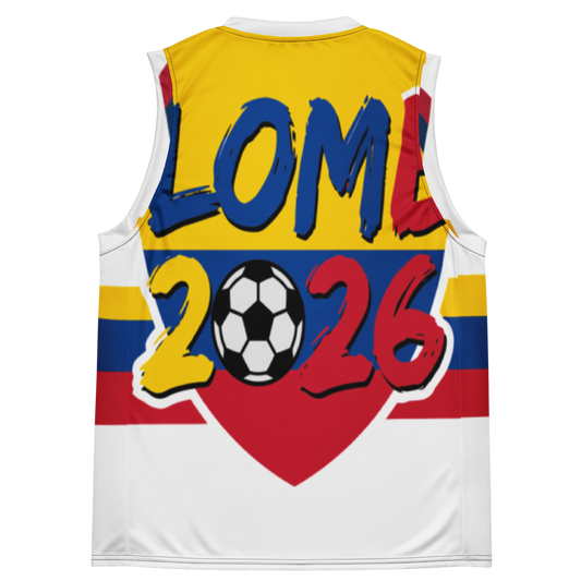 Colombia WM 2026 Basketball Jersey | Recycled Unisex