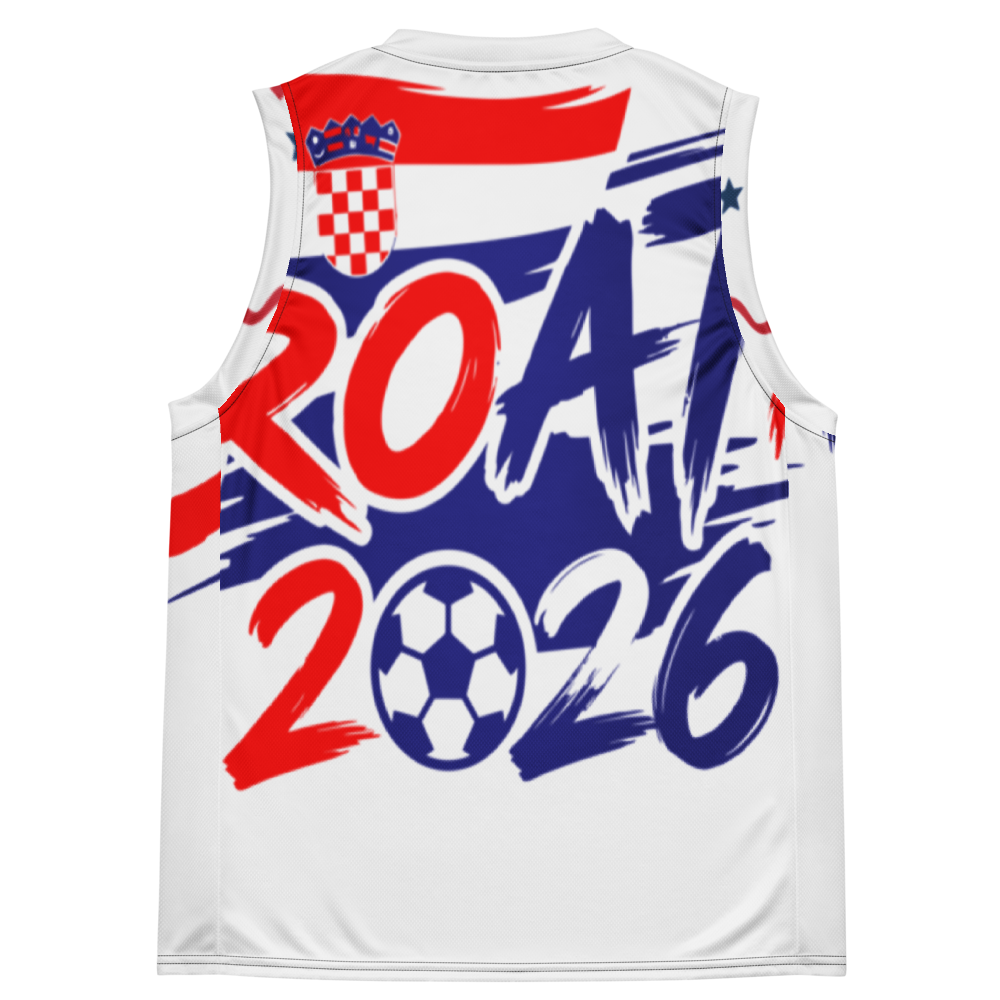 Croatia WM 2026 Basketball Jersey | Recycled Unisex
