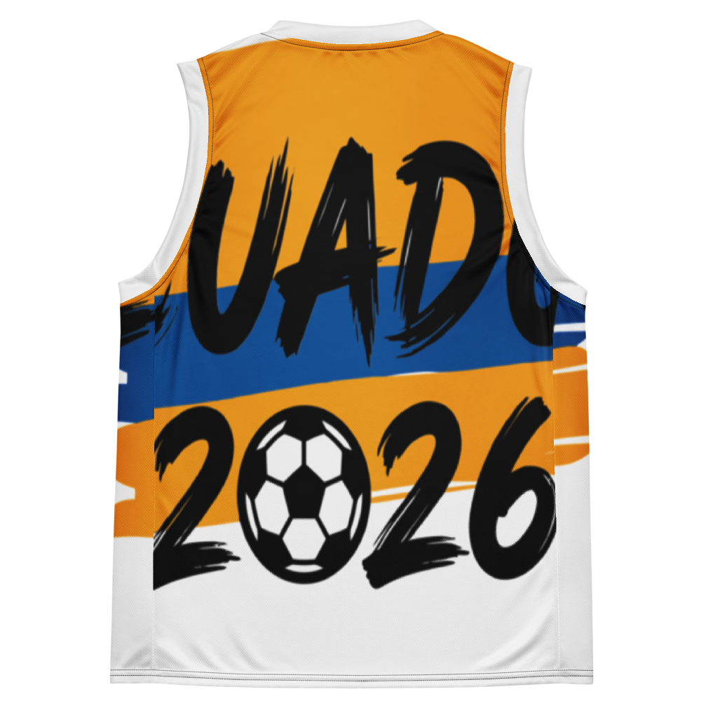 Ecuador WM 2026 Basketball Jersey | Recycled Unisex