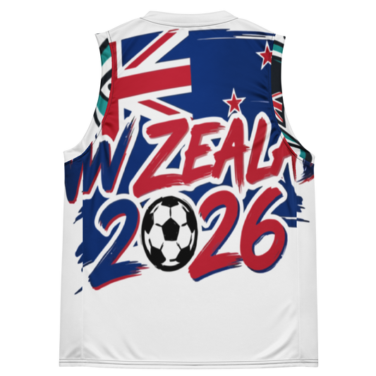 New Zealand WM 2026 Basketball Jersey | Recycled Unisex