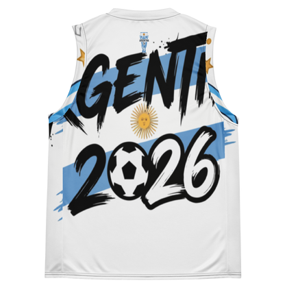Argentina WM 2026 Basketball Jersey | Recycled Unisex