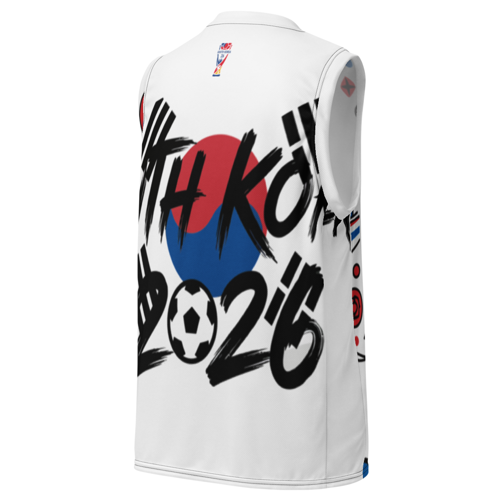 South Korea WM 2026 Basketball Jersey | Recycled Unisex