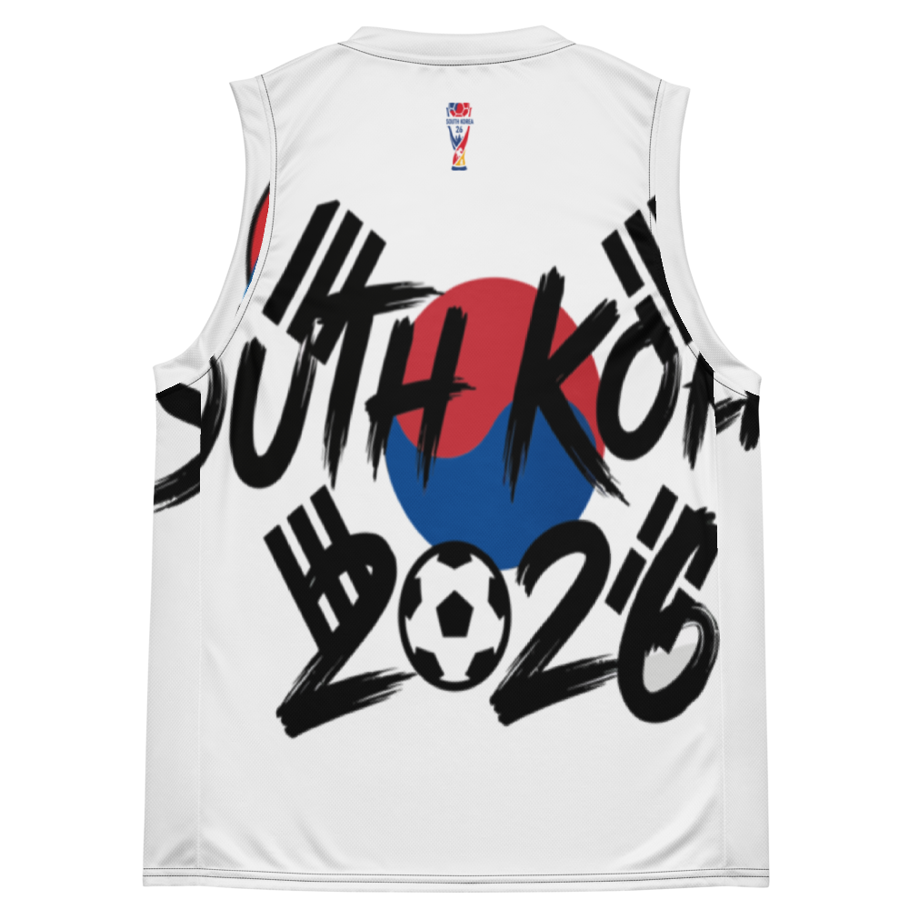South Korea WM 2026 Basketball Jersey | Recycled Unisex
