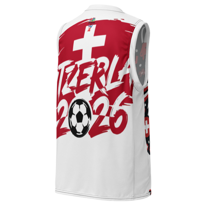 Switzerland WM 2026 Basketball Jersey | Recycled Unisex