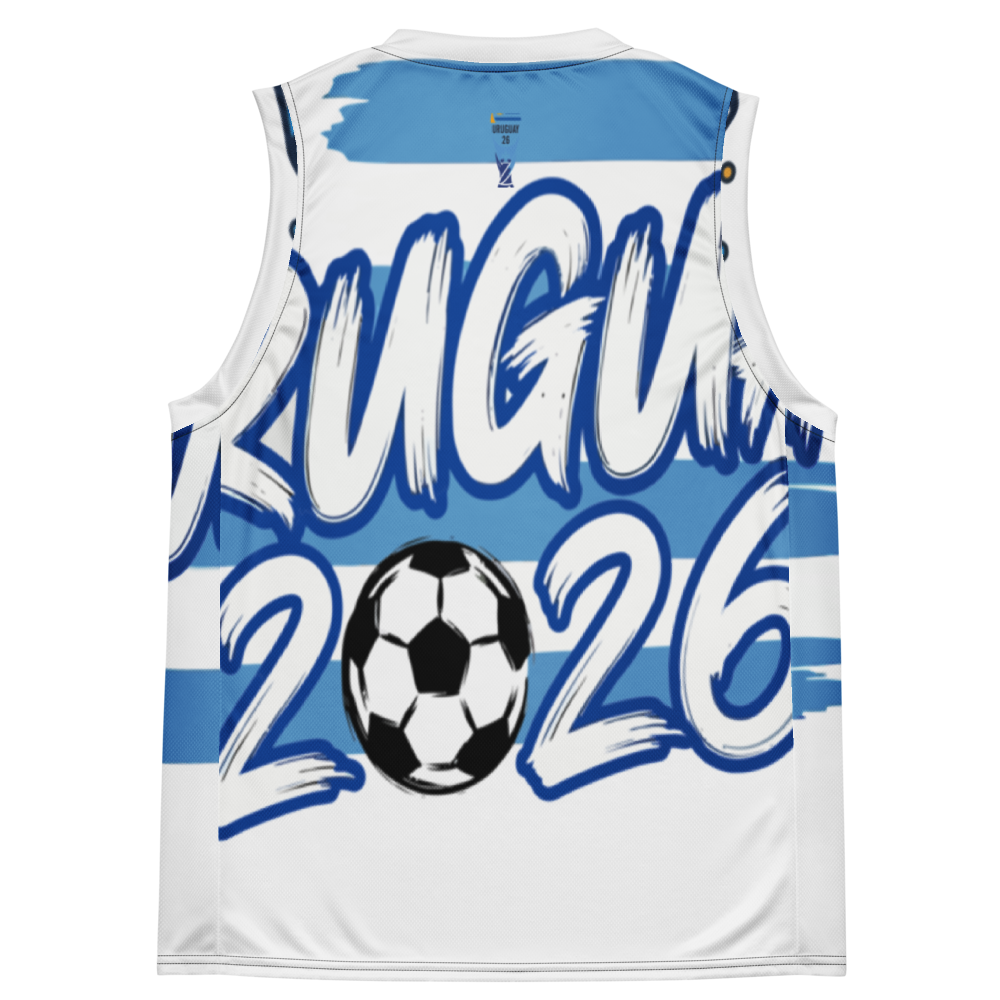 Uruguay WM 2026 Basketball Jersey | Recycled Unisex