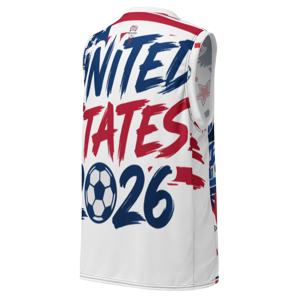 USA WM 2026 Basketball Jersey | Recycled Unisex