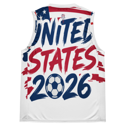 USA WM 2026 Basketball Jersey | Recycled Unisex