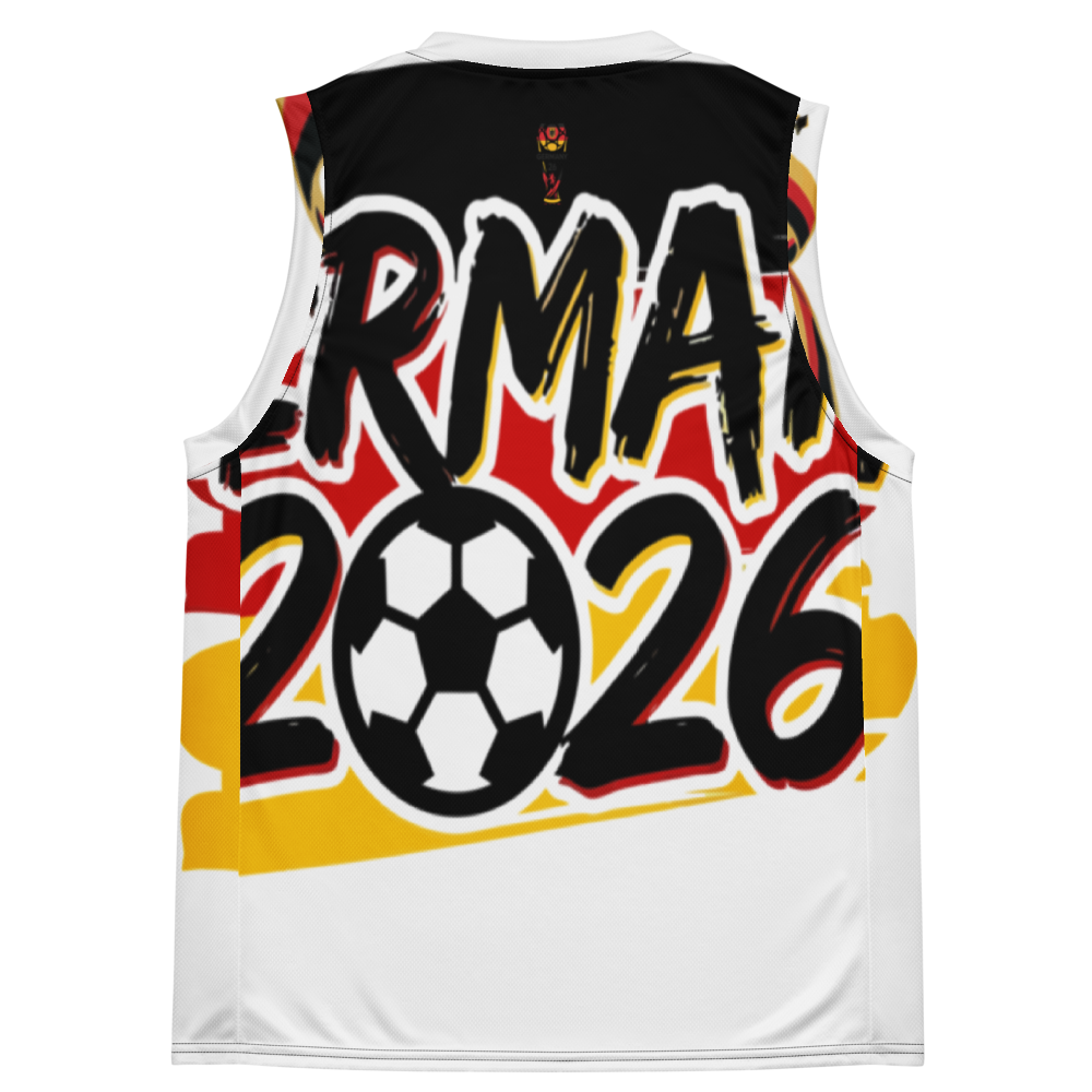 Germany WM 2026 Basketball Jersey | Recycled Unisex