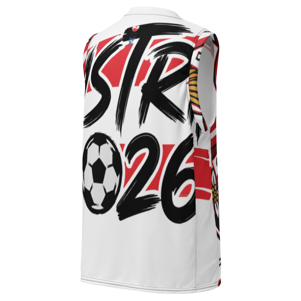 Austria WM 2026 Basketball-Trikot | Recycelt Unisex