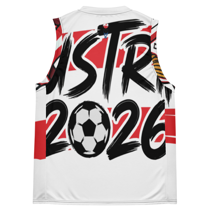 Austria WM 2026 Basketball-Trikot | Recycelt Unisex