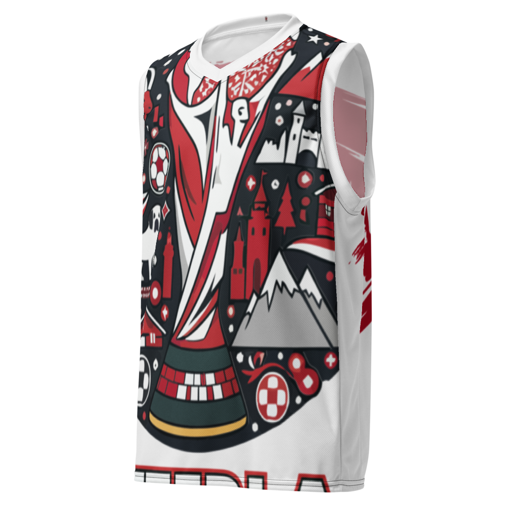 Switzerland WM 2026 Basketball Jersey | Recycled Unisex