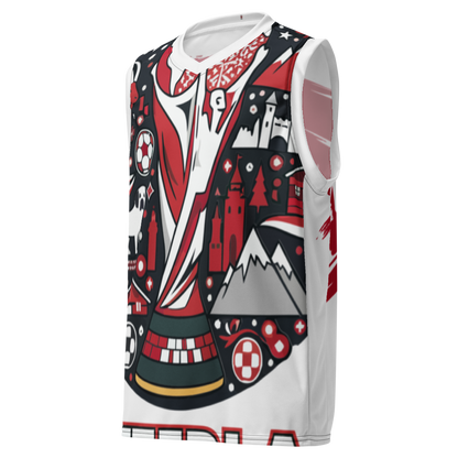Switzerland WM 2026 Basketball Jersey | Recycled Unisex