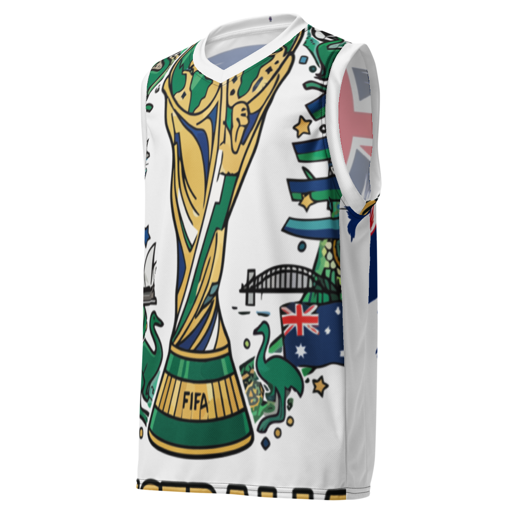 Australia WM 2026 Basketball Jersey | Recycled Unisex