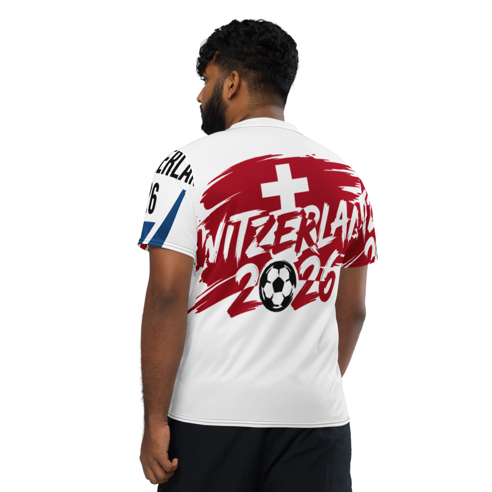 Switzerland WM 2026 Jersey – Recycled Unisex Sports Jersey
