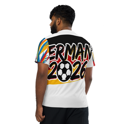 Deutschland WM 2026 Sport-Trikot | 100% Recycelt | UPF50+ UV-Schutz | Unisex