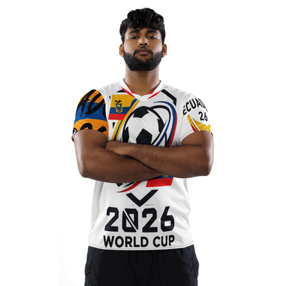 Ecuador WM 2026 Jersey – Recycled Unisex Sports Jersey
