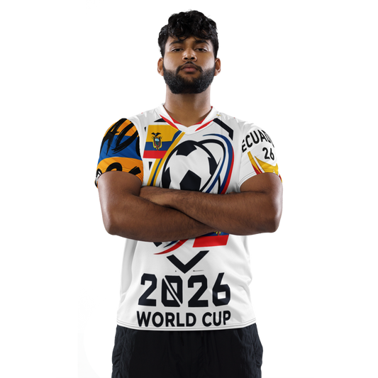 Ecuador WM 2026 Jersey – Recycled Unisex Sports Jersey