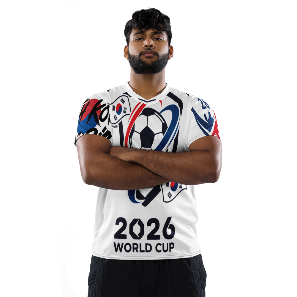 South Korea WM 2026 Jersey – Recycled Unisex Sports Jersey