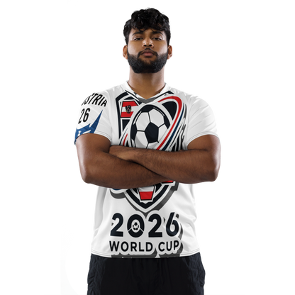 Austria WM 2026 Trikot – Recyceltes Unisex Sporttrikot