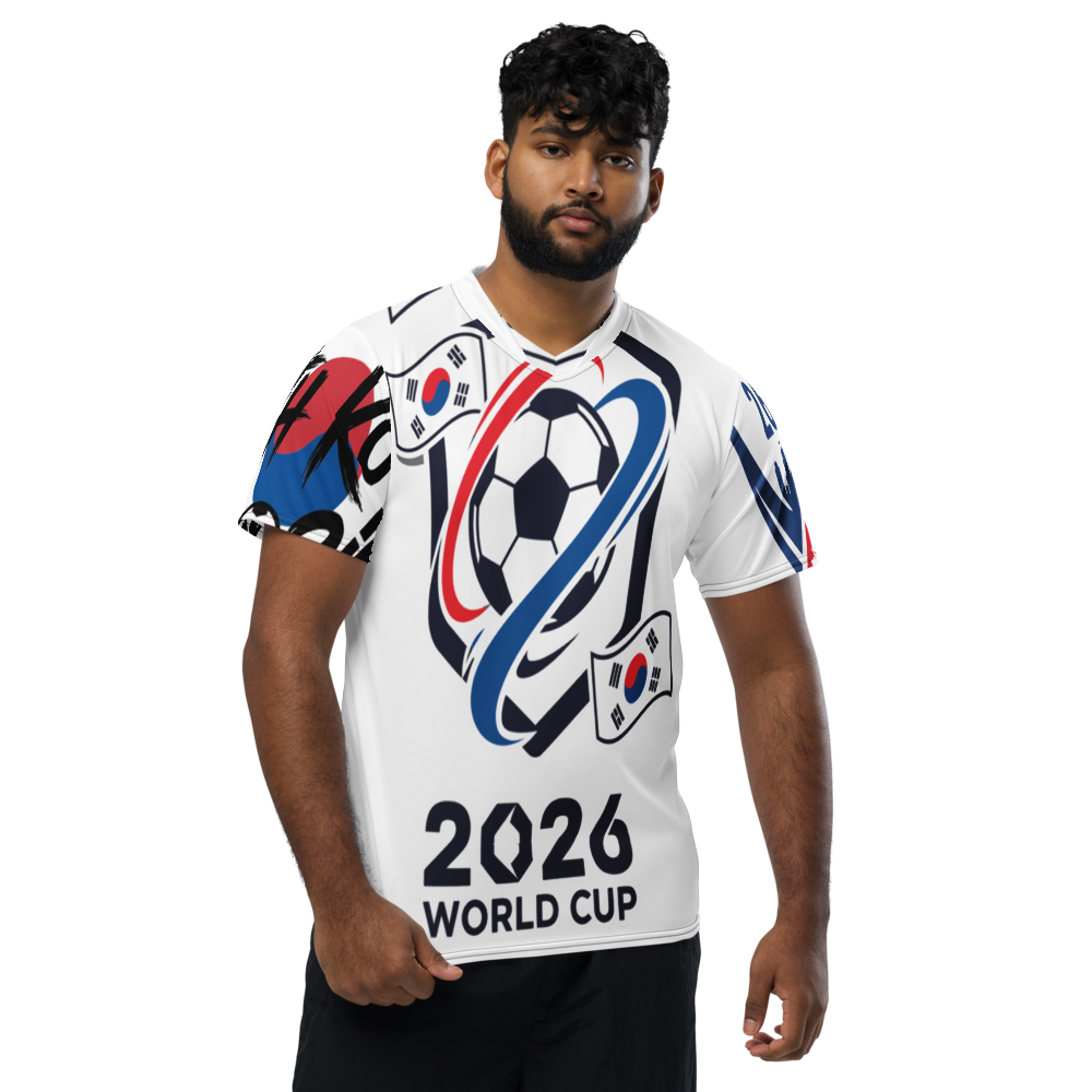South Korea WM 2026 Jersey – Recycled Unisex Sports Jersey