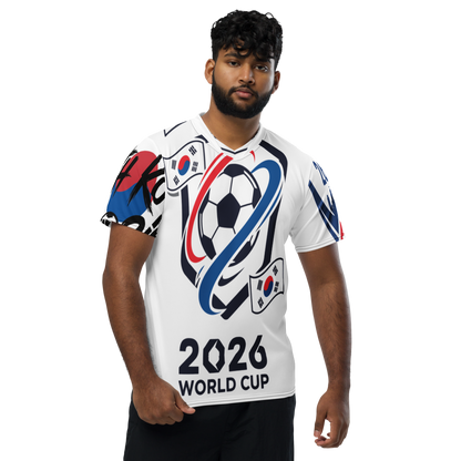 South Korea WM 2026 Jersey – Recycled Unisex Sports Jersey