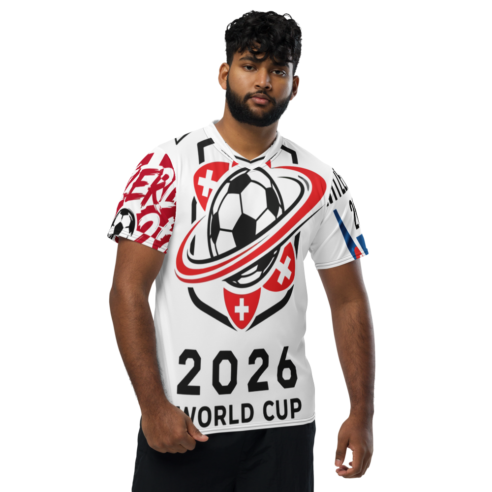 Switzerland WM 2026 Jersey – Recycled Unisex Sports Jersey