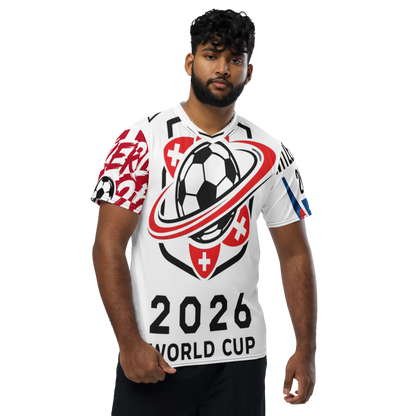 Switzerland WM 2026 Jersey – Recycled Unisex Sports Jersey