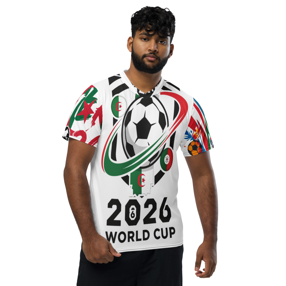 Algeria WM 2026 Jersey – Recycled Unisex Sports Jersey