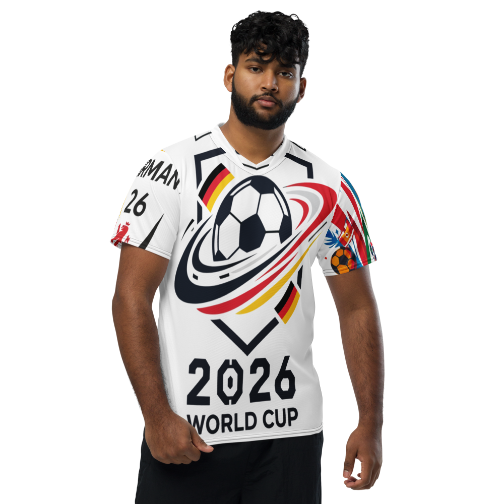 Deutschland WM 2026 Sport-Trikot | 100% Recycelt | UPF50+ UV-Schutz | Unisex