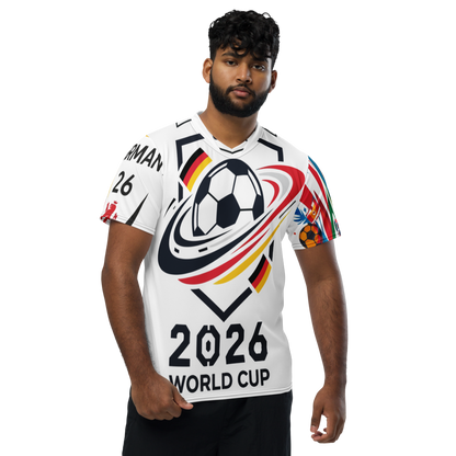 Deutschland WM 2026 Sport-Trikot | 100% Recycelt | UPF50+ UV-Schutz | Unisex