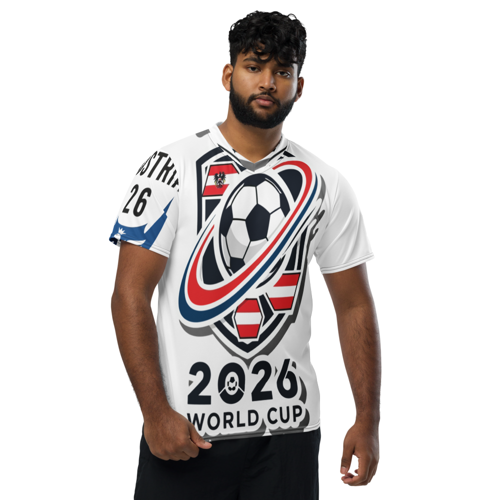 Austria WM 2026 Trikot – Recyceltes Unisex Sporttrikot