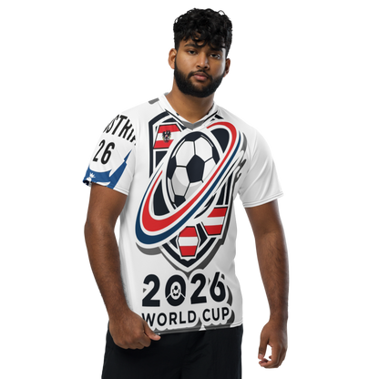 Austria WM 2026 Trikot – Recyceltes Unisex Sporttrikot